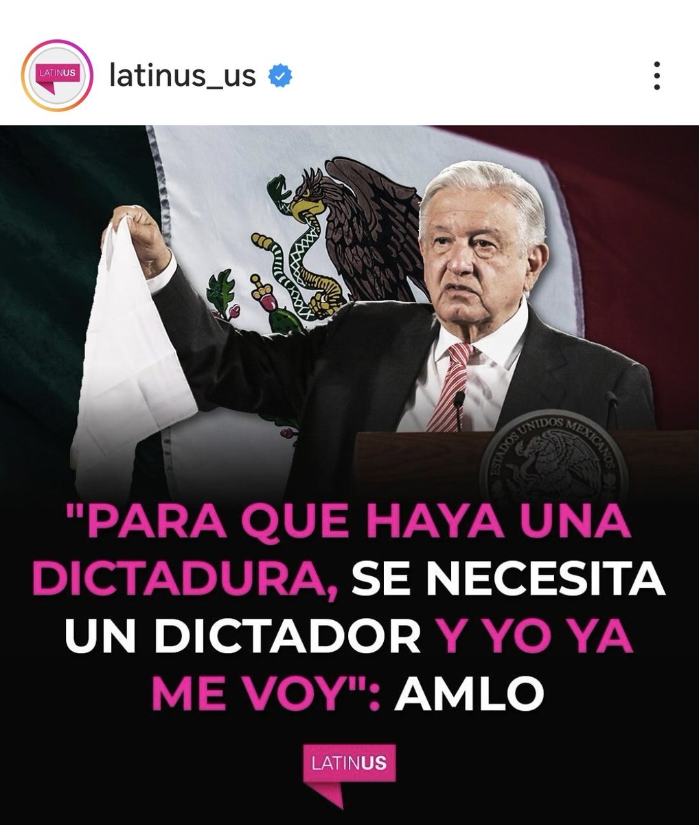 Vaya!
Al final de tu sexenio, por fin lo reconociste.
Eres un DICTADOR que ya se va, pero que  deja su herencia.
P ú d r e t e
<a href="/lopezobrador_/">Andrés Manuel</a>