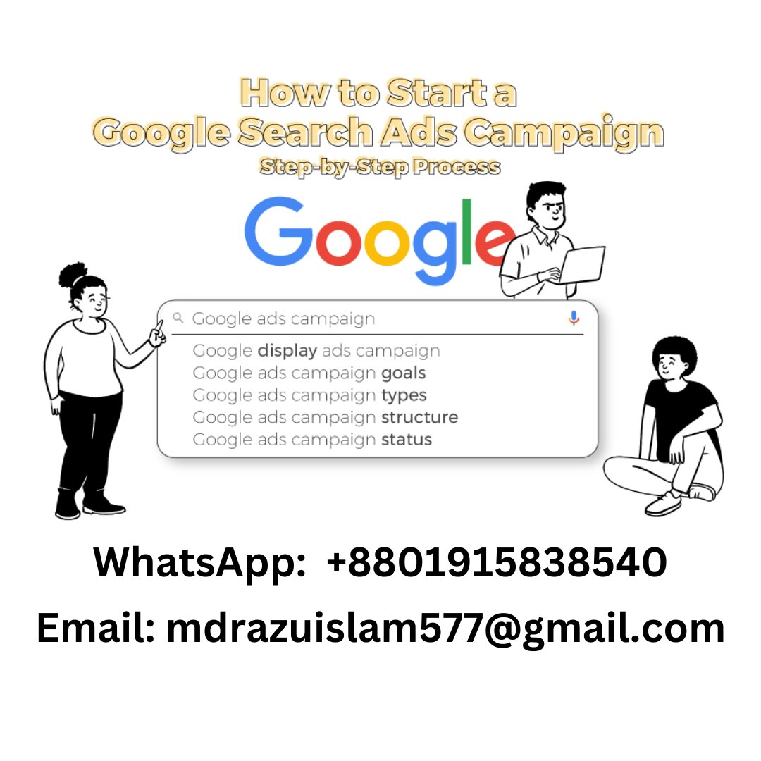 raju_md4061's tweet image. IF YOU ARE LOOKING TO SET UP A HIGHLY PROFITABLE GOOGLE ADS OR GOOGLE ADWORDS PPC CAMPAIGN, THEN YOU HAVE COME TO THE RIGHT PLACE

Order Link: fiverr.com/s/zWxp55R

· Search Ads
·  Display Ads
· Detailed keyword research
· Negative Keywords

#googleadssetup  #googleadscampaign