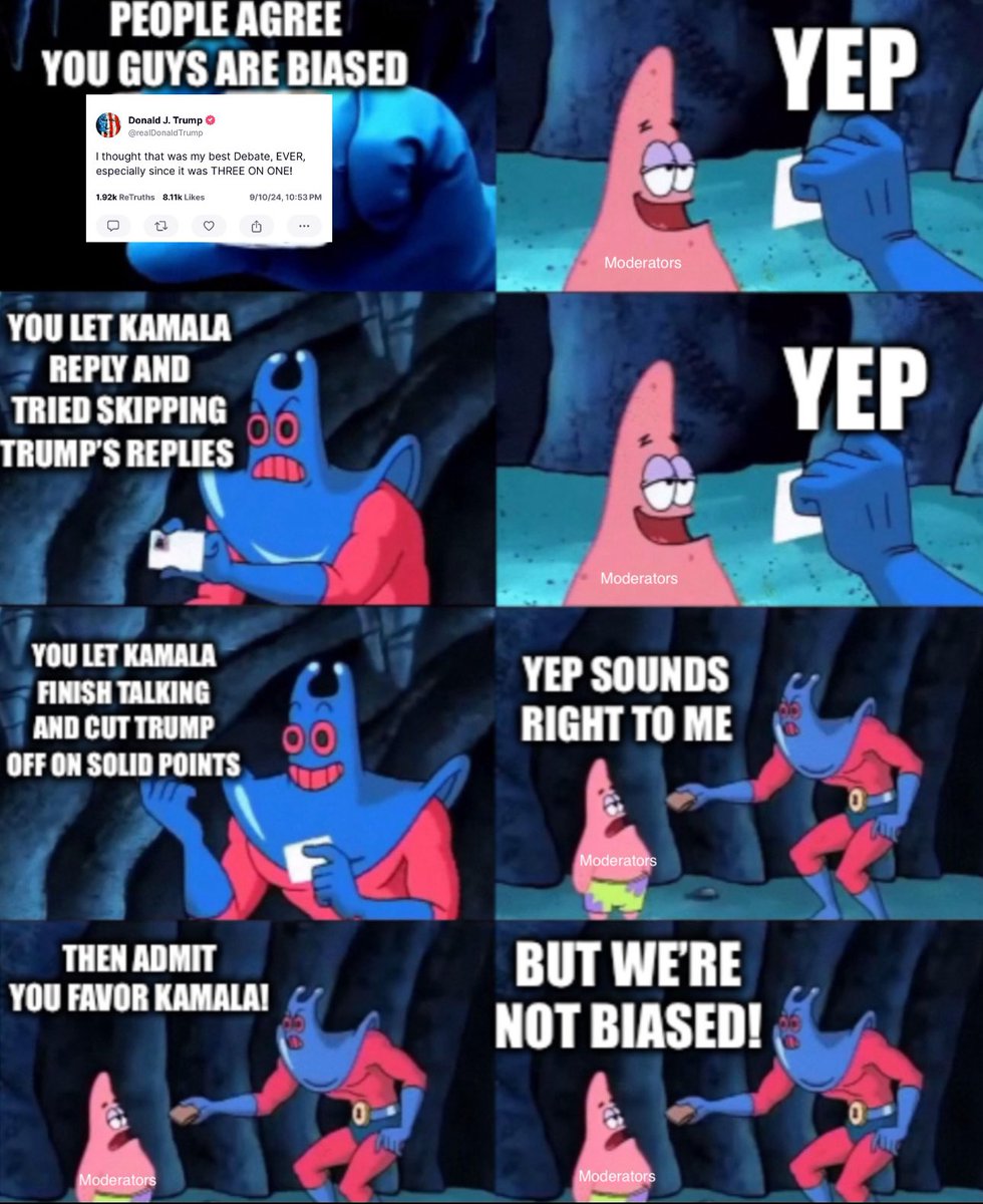 BinkBonkers's tweet photo. @DonaldJTrumpJr Just gonna leave this here regarding the moderators 🤣 https://t.co/Zq8e5xLFai