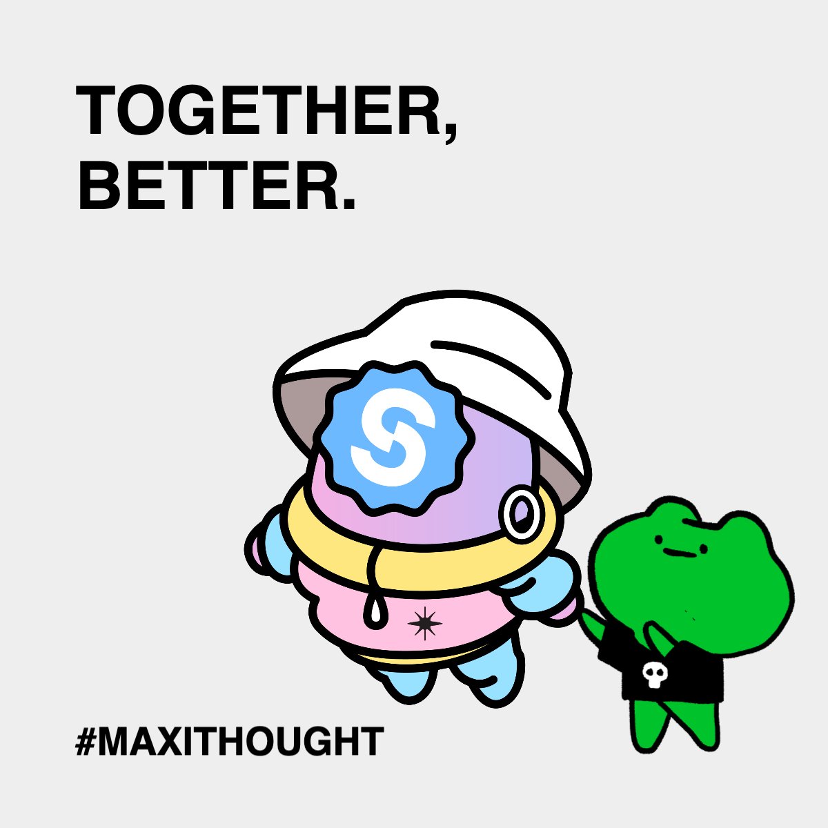 windkoh's tweet photo. ꧁#MAXITHOUGHT꧂ #04: TOGETHER, BETTER.

꧁CREATED꧂ with @Neighbours_IO #IPA #CreativeTools by @Mycelium_IO on @StoryProtocol. https://t.co/yY27LGCj9E