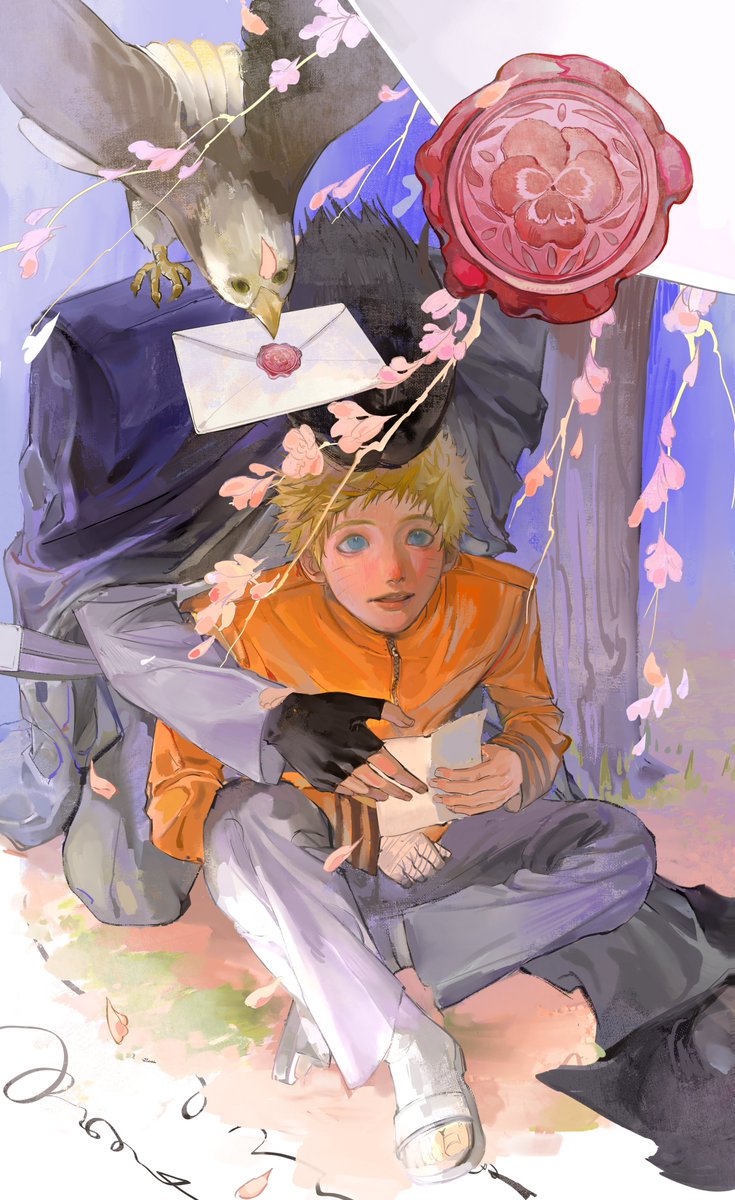 guyouuda's tweet image. 手紙✉️
#サスナル #sasunaru #佐鸣