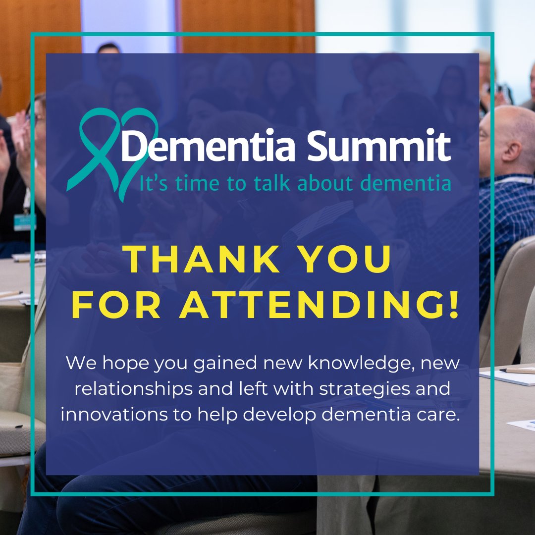 Thank you to everyone who attended Dementia Summit 2024! We hope that you continue the conversations around dementia care after the event. Let’s make change, together. 

#dementiasummit #dementiacare #dementia