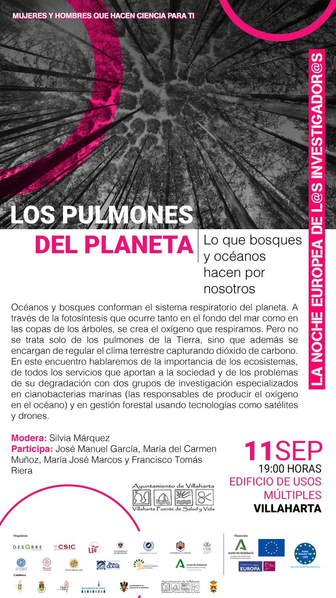 UCCi Córdoba (@cordobaciencia) on Twitter photo Hoy es nuestra última parada de #NocheEnRuta 🚍🚍
Estaremos en Villaharta con @Cyanotrans e investigadores de Ecología Terrestre🌏🌏para hablar sobre medioambiente desde la óptica de los océanos y los bosques 💚
<a href="/dipucordoba/">Diputación de Córdoba</a> <a href="/CSocialUCO/">Consejo Social UCO</a> <a href="/Univcordoba/">Universidad Córdoba</a> Hoy es nuestra última parada de #NocheEnRuta 🚍🚍
Estaremos en Villaharta con @Cyanotrans e investigadores de Ecología Terrestre🌏🌏para hablar sobre medioambiente desde la óptica de los océanos y los bosques 💚
<a href="/dipucordoba/">Diputación de Córdoba</a> <a href="/CSocialUCO/">Consejo Social UCO</a> <a href="/Univcordoba/">Universidad Córdoba</a>
