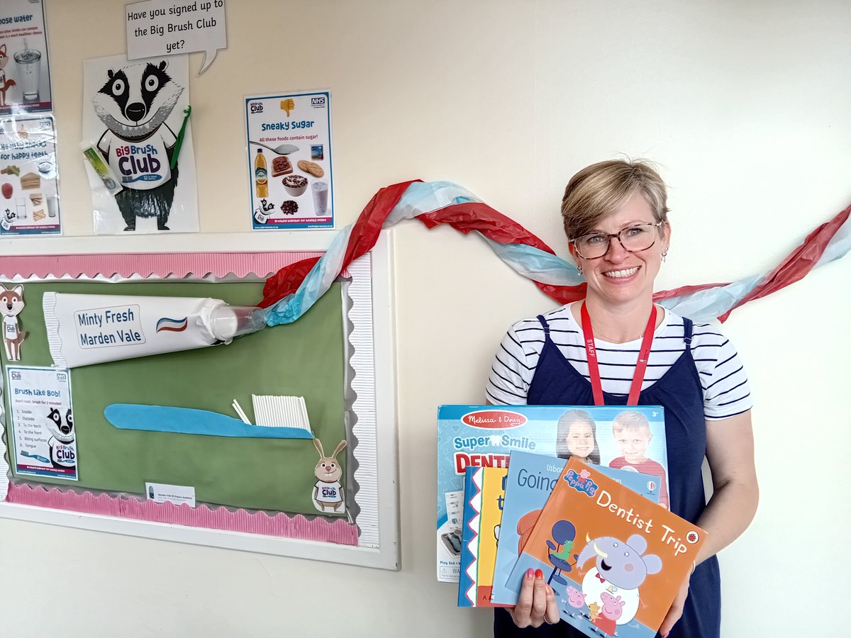 We are pleased to have this week presented Marden Vale CE Academy with their prize for wining our display board competition! We received some excellent feedback from children about how they are enjoying brushing at school. ⭐Well done Marden Vale! ⭐