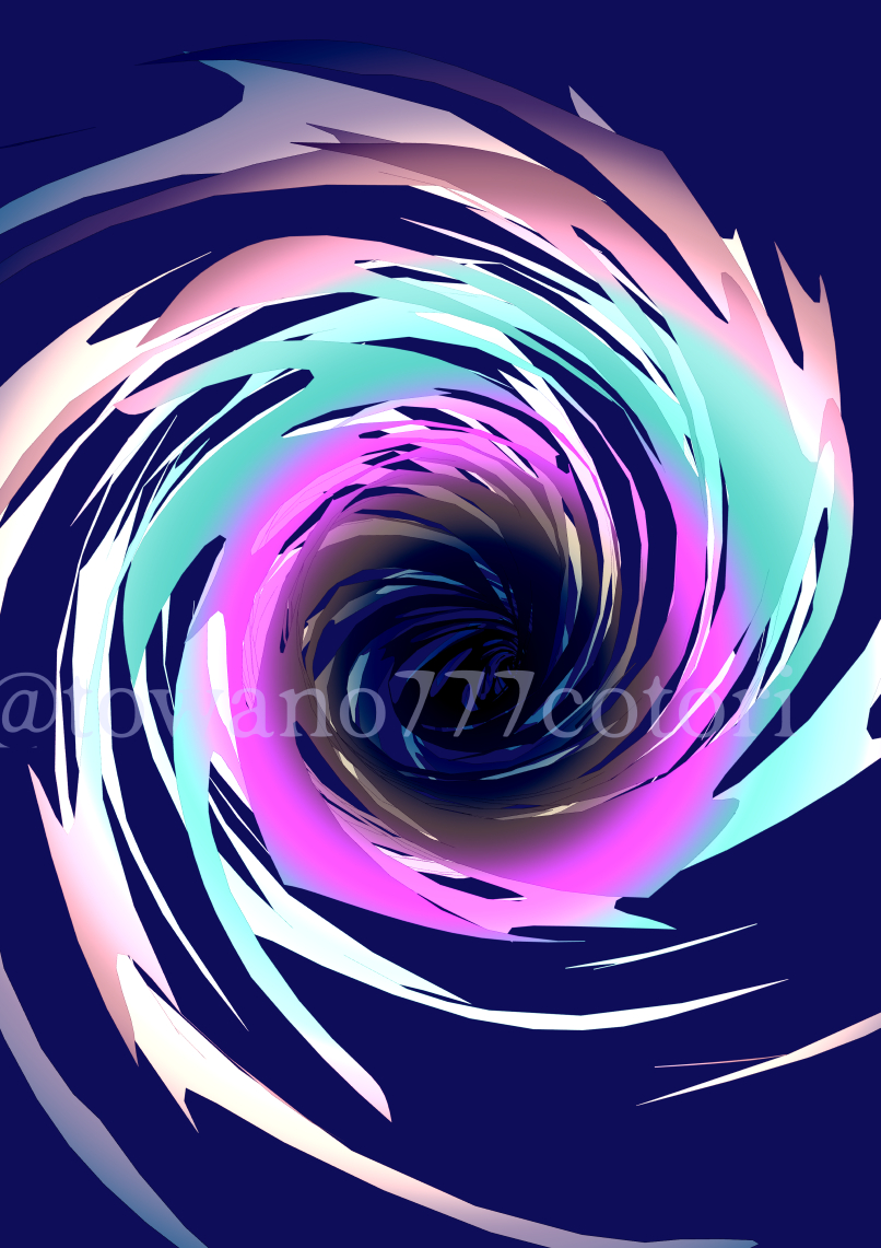 towano777cotori's tweet image. ＃クリスタ3D素材のお試し
#CLIPSTUDIOPAINT 
１枚目　LT変換
そのままラスタライズ
ファンタジー描いていたら使いでがありそう💕🥳

【無料限定】YYR 3Dトルネード by yahyeru assets.clip-studio.com/ja-jp/detail?i…