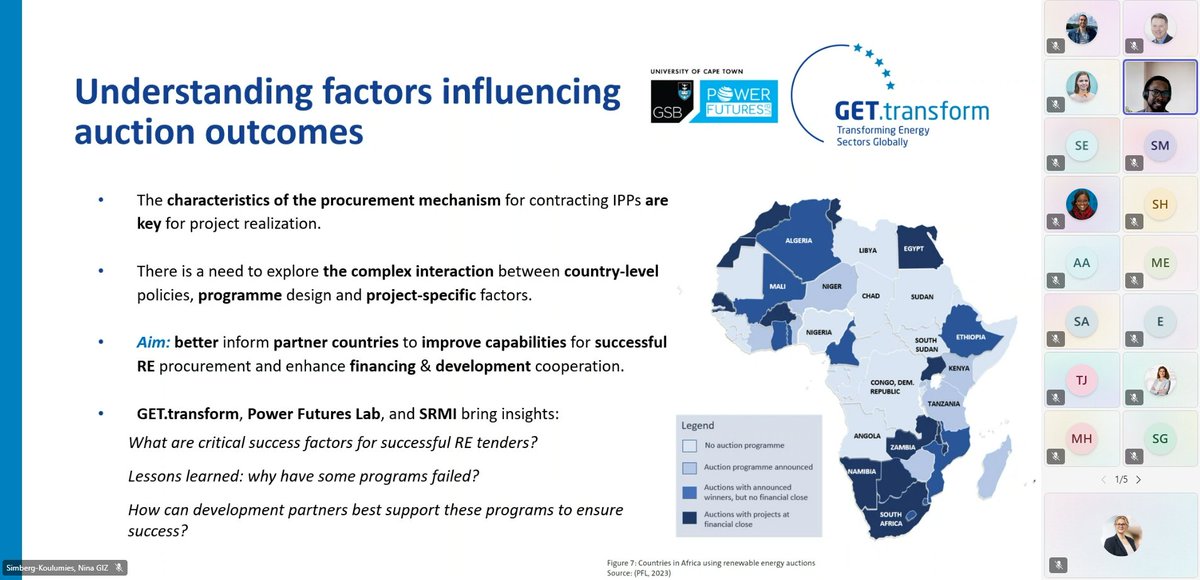 GET.transform (@get_transform) on Twitter photo "The report aims to help inform partner countires and improve capabilities for successful #renewableenergy procurement."
Dr. Olakunle Alao <a href="/Olakunle_Alao_/">Dr. Kunle Alao</a> research consultant at <a href="/PowerFuturesLab/">PowerFuturesLab</a> in the 16th #AEEPEnergyTalks <a href="/AfricaEUEnergy/">Africa-EU Energy Partnership (AEEP)</a>
📢Join now: bit.ly/3AVlHN1 "The report aims to help inform partner countires and improve capabilities for successful #renewableenergy procurement."
Dr. Olakunle Alao <a href="/Olakunle_Alao_/">Dr. Kunle Alao</a> research consultant at <a href="/PowerFuturesLab/">PowerFuturesLab</a> in the 16th #AEEPEnergyTalks <a href="/AfricaEUEnergy/">Africa-EU Energy Partnership (AEEP)</a>
📢Join now: bit.ly/3AVlHN1