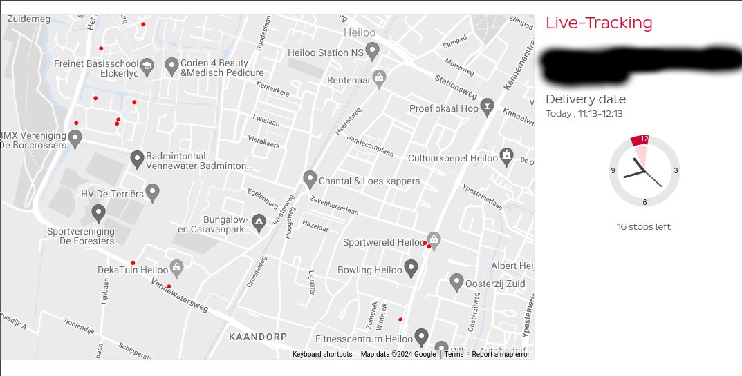 Miel Donkers (@mieldonkers) on Twitter photo I don't know <a href="/dpdNL/">DPD Pakketservice NL</a> , but to me it seems quite privacy sensitive to show detailed information about the places your courier is visiting? I don't know <a href="/dpdNL/">DPD Pakketservice NL</a> , but to me it seems quite privacy sensitive to show detailed information about the places your courier is visiting?
