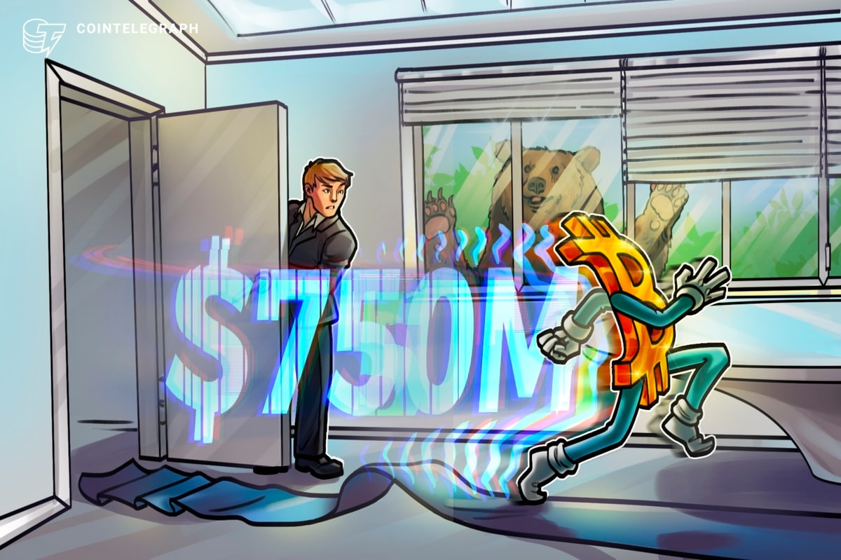 Bitcoin net flows hit $750M, highest outflow since May dlvr.it/TD5bMB