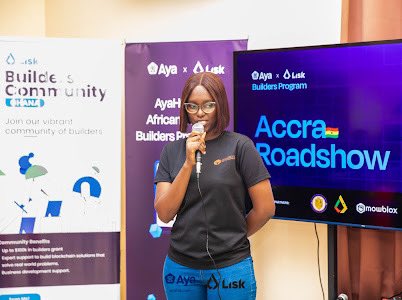 WikicatStalwart's tweet image. Well, super full house at Mandela Hall as builders got ready to learn about the 

#LiskXAyaRoadshow
#onchainBuildersProgram.

Shoutouts to everyone here….and to 
Community partners like @gctuonline @mowblox @GirlsBlockchain and DCCA.

Magical moments.