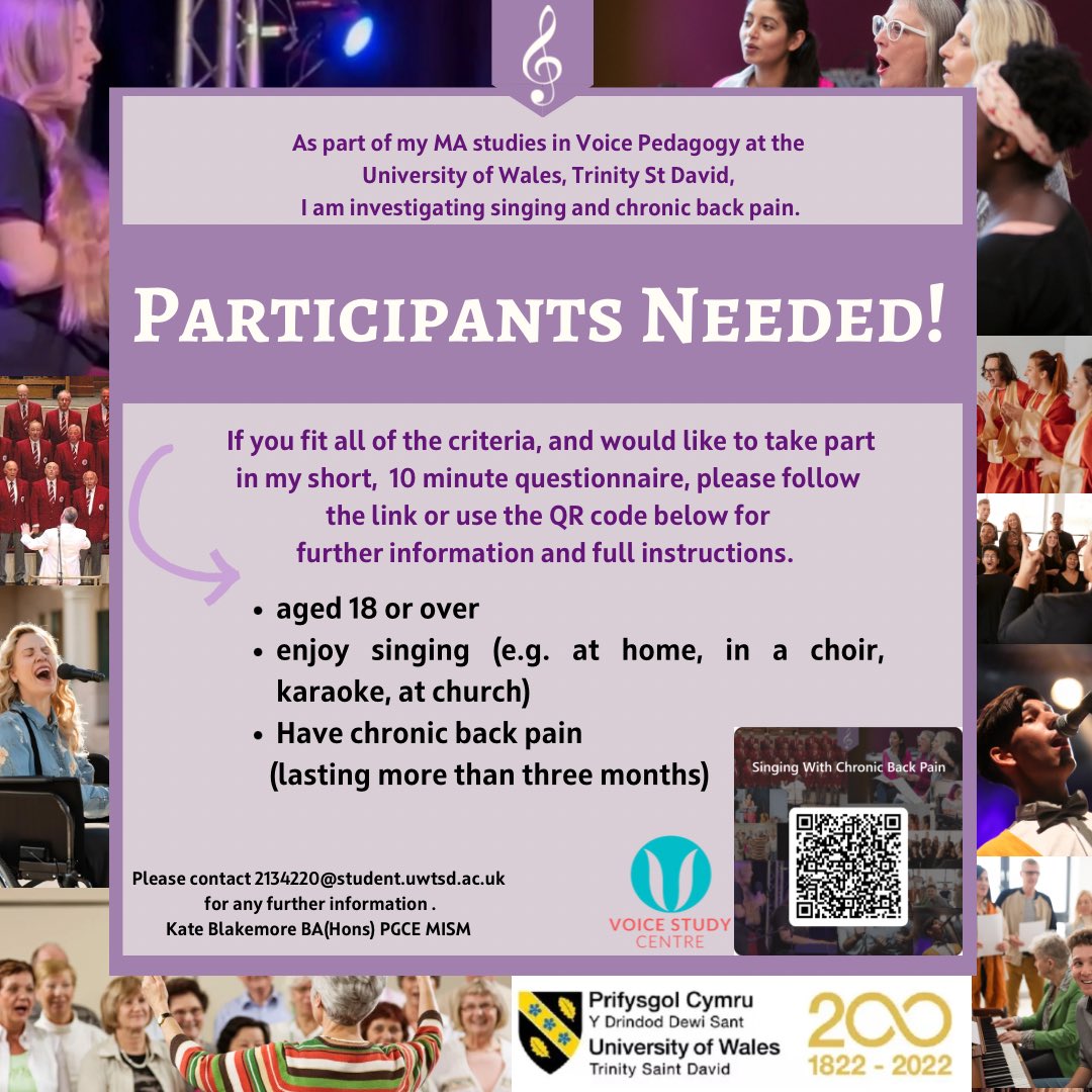 Calling singers near Risca with back pain! #backpain #singers