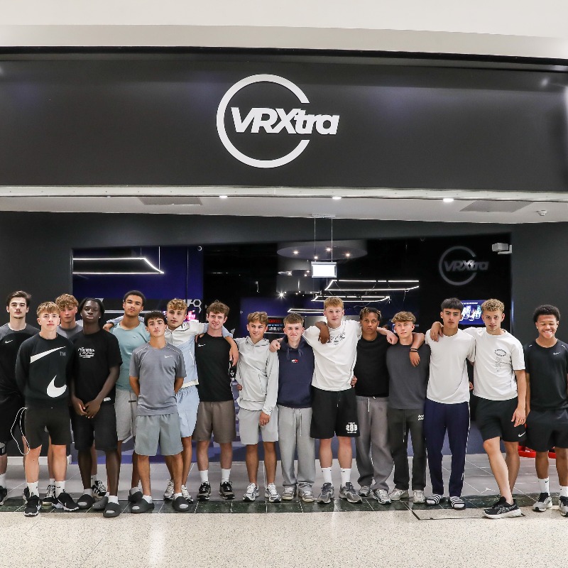 theposh's tweet photo. 🎮 Thank you to VRXtra in Serpentine Green, Hampton, for hosting the Posh Under 18s to experience some virtual reality gaming.

#pufc