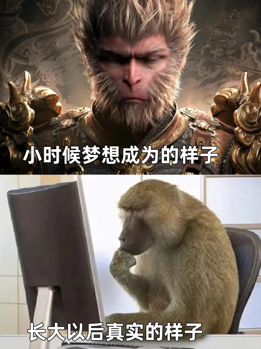 xiaofen58562726's tweet image. The gap between dreams and reality!
梦想与现实的差距！
#BlackMythWukong
#Chinesemythology
#visualfeast
#Chineseart
#黒神話悟空
#culture
#history
#互of #互赞