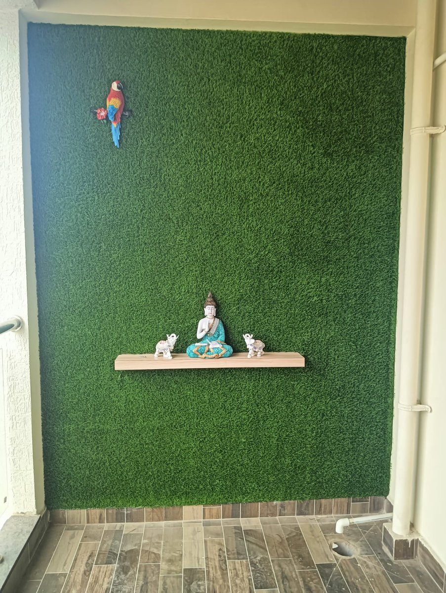 rhombusinterior's tweet photo. A fresh new look for every corner from stunning #Wallpapers  to lush #artificial grass and elegant #curtains this flat just got a complete makerover. #rhombus #interiors #HouseOfTouch #flat #TaylorSwift #AartiRavi #visakhapatnam #vizag #interiorstudio #greenfield https://t.co/CX04CuqerV