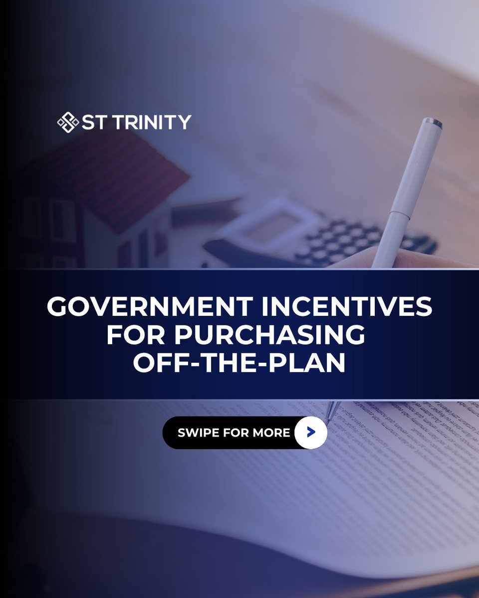 StTrinityPG's tweet image. Thinking about buying off-the-plan? 🏠 Now's the time to explore the government incentives available for first-time home buyers ✨

Click the link to read all about it: sttrinity.com.au/property-news/…

#offtheplan #governmentincentives #firsthomebuyer #realestate #propertyinvestment