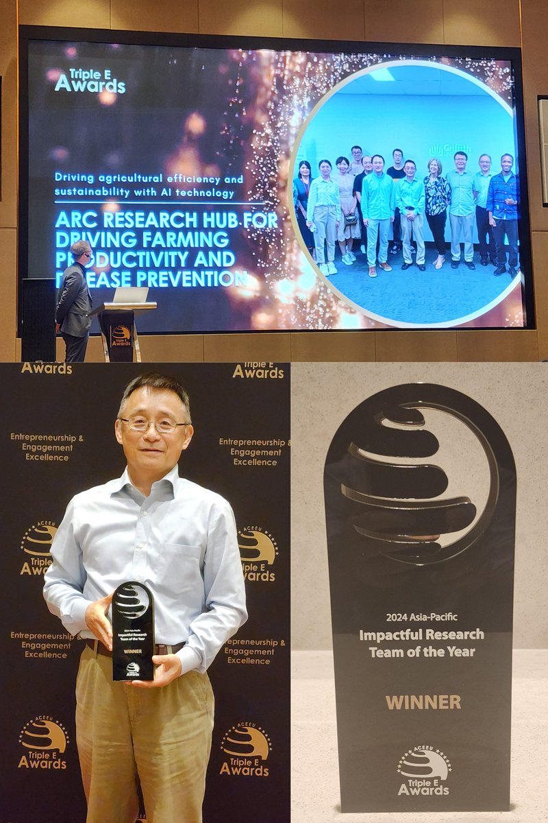 aifarminghub's tweet photo. We're thrilled to have won the Impactful Research Team of the Year Award at this years Asia-Pacific Triple E Awards! Congratulations to fellow Hub team members! 🥳🎉🙌@ACEEU_org #ACEEU_Awards https://t.co/kr3LCmmTPJ