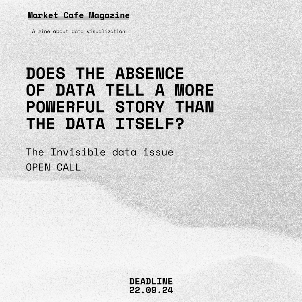 What's not there matters.⁠
Explore data gaps through your lens.⁠
Submit your work. Any medium.⁠
⁠
Deadline 22nd September | Link below