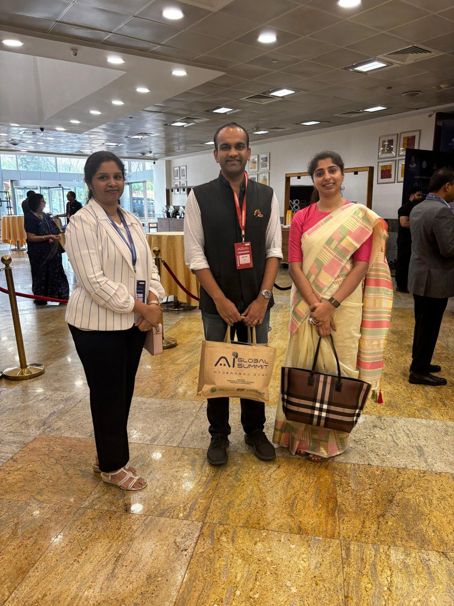 MaithreyeM's tweet photo. It was truly inspiring to hear from the Co-Founder &amp; CEO of @haptik , @aakrit , at the #TelanganaGlobalAISummit2024.
I'm excited to leverage our connection for Miracle Me!

#AI #MiracleMe #Innovation #Entrepreneurship https://t.co/5u0YBFEOdE