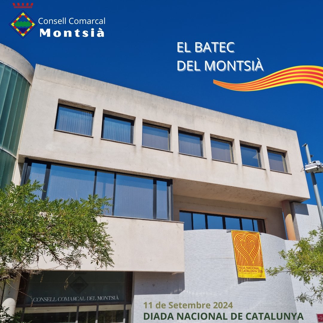 El Consell Comarcal del Montsià us desitja una Bona Diada Nacional de Catalunya! #11S #Diada