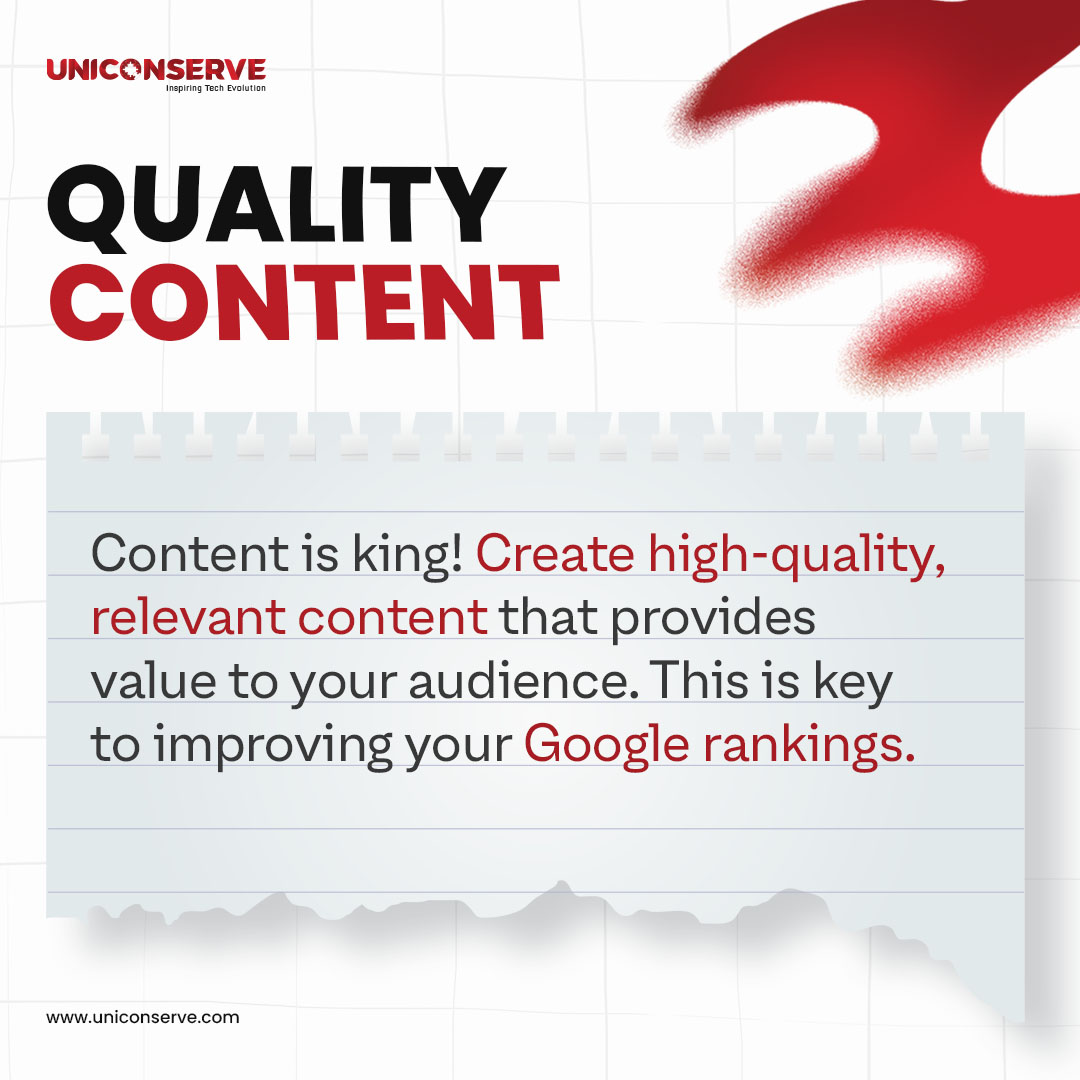 uniconserve's tweet image. Implement these SEO tips to climb the Google rankings.

Need help? Contact Uniconserve for expert SEO services and take your website to the next level.

#seotips #seotipsandtricks #seoadvice #seoexpert #learnseo #seo #seotools #seomarketing #googleseo #uniconserve