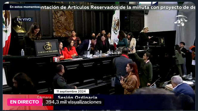 &iexcl;Ya es media noche y sigue la sesi&oacute;n en la antigua sede del senado! https://t.co/KVGuoAsEDC<a href="/tag/amlo"class="tags"><span>#amlo</span></a><a href="/tag/claudiasheinbaum"class="tags"><span>#claudiasheinbaum</span></a><a href="/tag/miguelhidalgo"class="tags"><span>#miguelhidalgo</span></a><a href="/tag/josef"class="tags"><span>#josef</span></a>