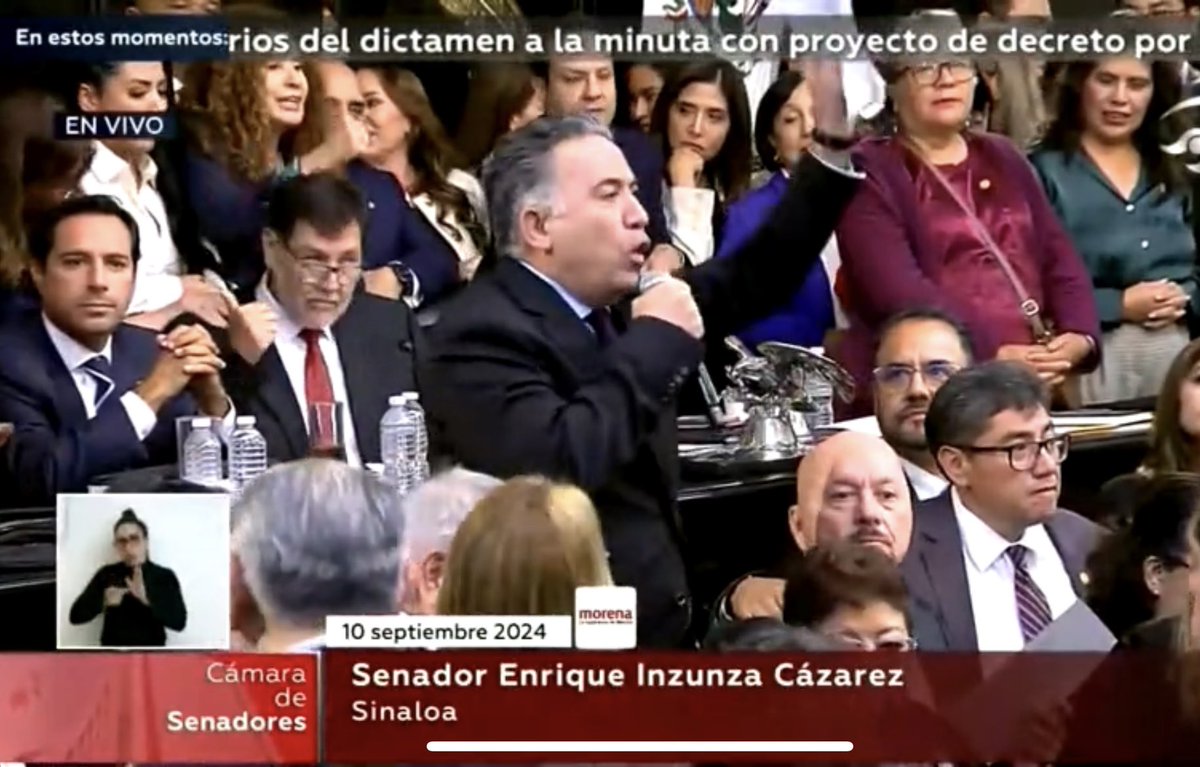 Día Histórico 🇲🇽
Con 86 votos a favor y 41 votos en contra, el pleno del <a href="/senadomexicano/">Senado de México</a> aprueba la reforma constitucional al #PoderJudicial

Votaron 127 senadores.
#MayoriaCalificada