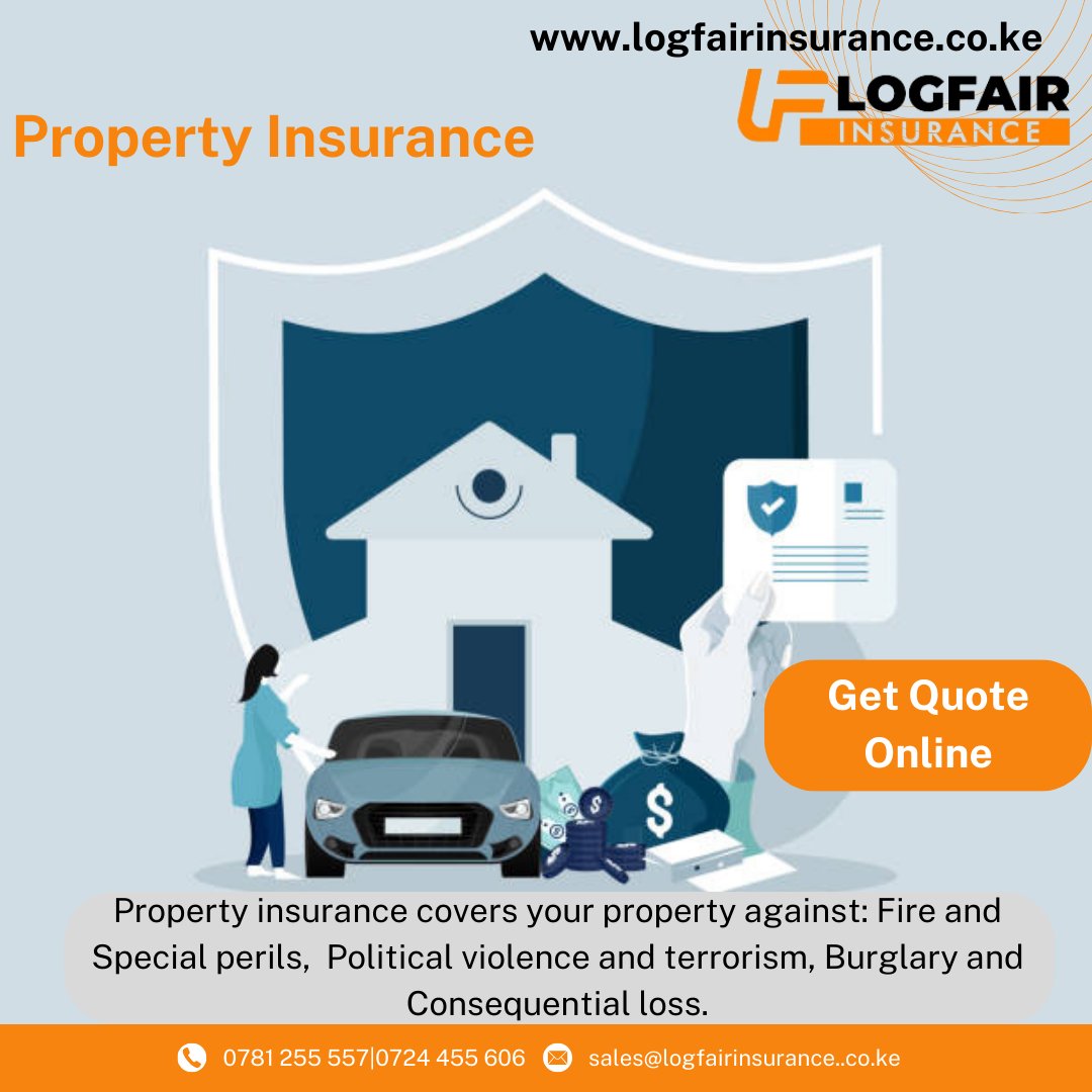 LogfairI's tweet photo. Secure your assets with comprehensive property insurance! Protect your home, car, and valuables from risks such as fire, burglary, political violence, and more. Visit https://t.co/LqkN7P4Qt2 to get a tailored quote online today for peace of mind tomorrow!
#logfairinsurance https://t.co/CDITgOD1sA