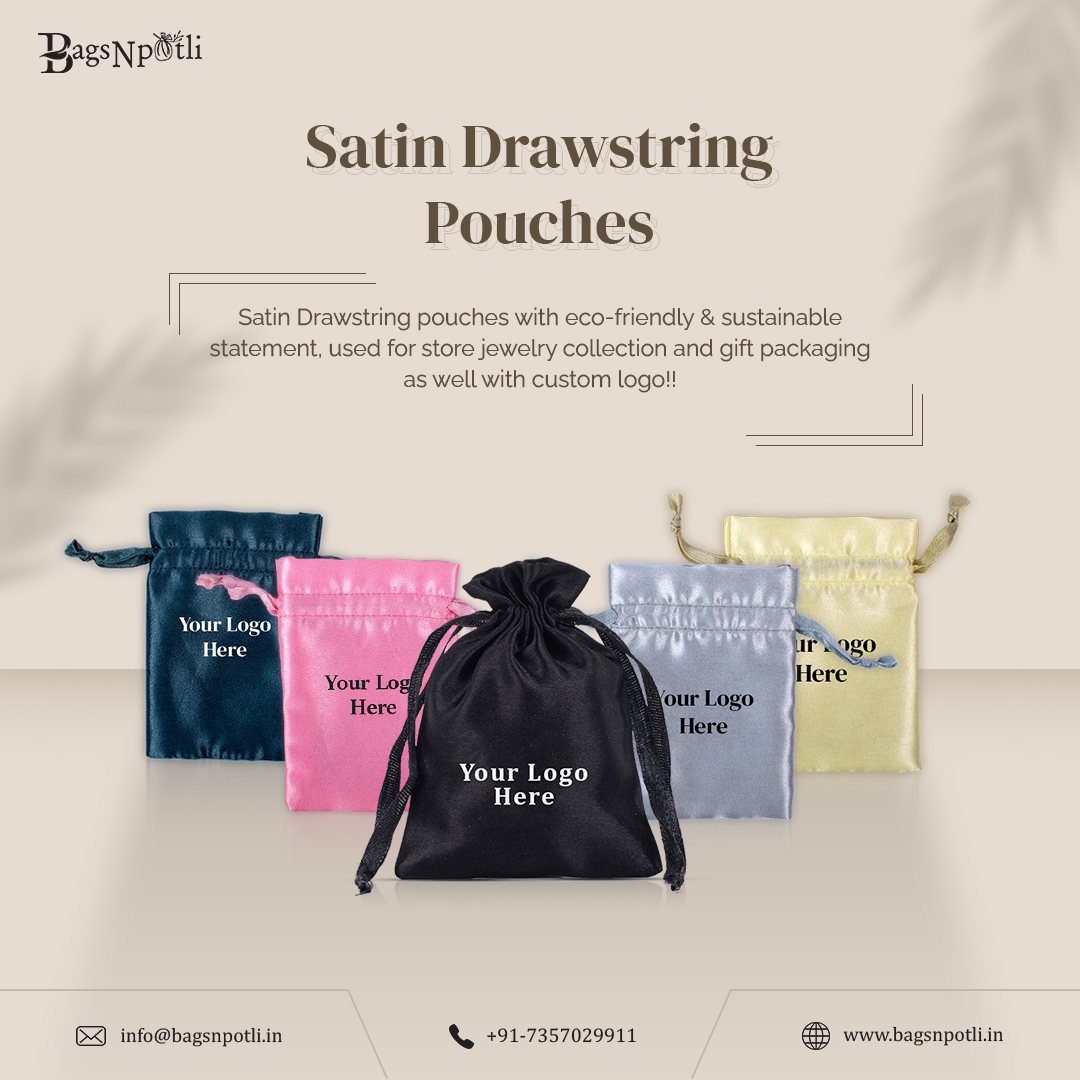 bagsnpotli's tweet image. Premium Satin Drawstring Pouches – Elegant Packaging for Jewelry &amp;amp; Gifts

bagsnpotli.in/satin-pouches
#satinpouch #drawstringpouch #satindrawstringpouch