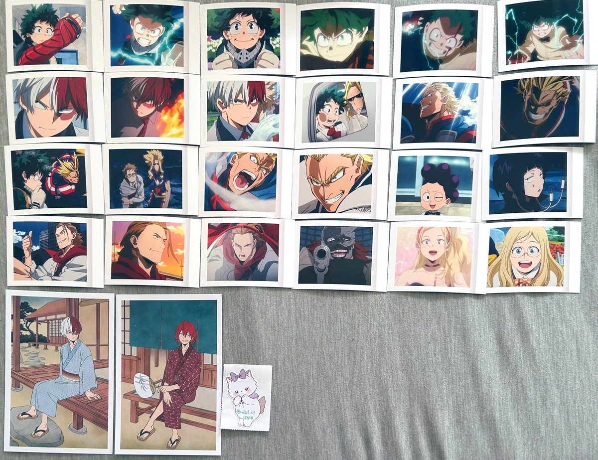 【交換 譲渡】僕のヒーローアカデミア　ヒロアカ アニメイト特典 ぱしゃこれ 2人の英雄 ヒーローズライジング

譲▶︎画像ぱしゃこれ 特典

求▶︎定価＋送料(特典は150円)

轟は他キャラ数枚含む纏めてのみ
画像ではスリーブなしですが現在入手済みです