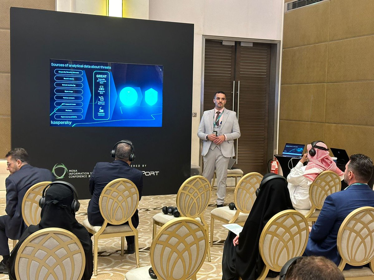 KasperskyKSA's tweet image. Day 2 of #MENAISC2024 is here!

Don’t miss the chance to visit us at Booth P-03 at the Hilton Riyadh today. Discover our cutting-edge cybersecurity solutions and learn how Kaspersky can help protect your business from ever-evolving threats.

We look forward to seeing you there!