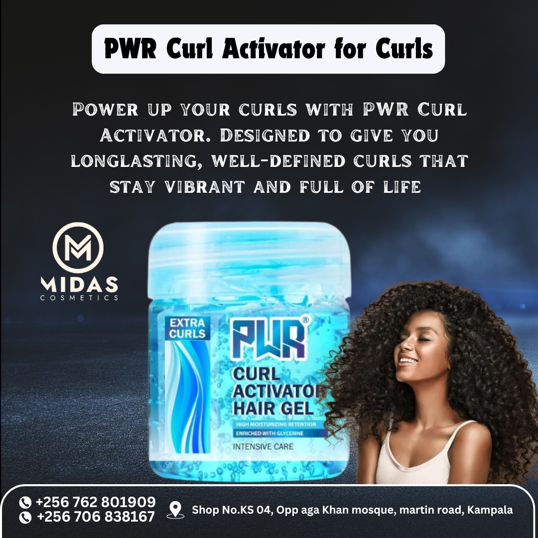 midascosmetics's tweet image. For curls that pop and stay flawless! Curl Activate Hair Gel gives you defined, bouncy curls with a smooth finish.
For more details: 0762 801909
Address: Shop No.KS 04, Opp aga Khan mosque,
martin road, Kampala Uganda
. #CurlyVibes #TameTheFrizz #GelToPerfection #MidasTouch