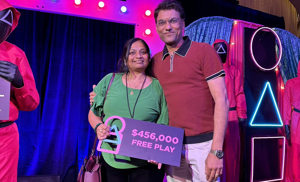 Yaamava's tweet photo. Imagine hearing a win like THIS. 🙌

Congratulations, Saroj, for winning our Slot Premiere Challenge. 

More ways to win → https://t.co/aj2aruSzaT

#AllRoadsLeadtoYaamava #Slots #SquidGames https://t.co/xA9YX7O4ES