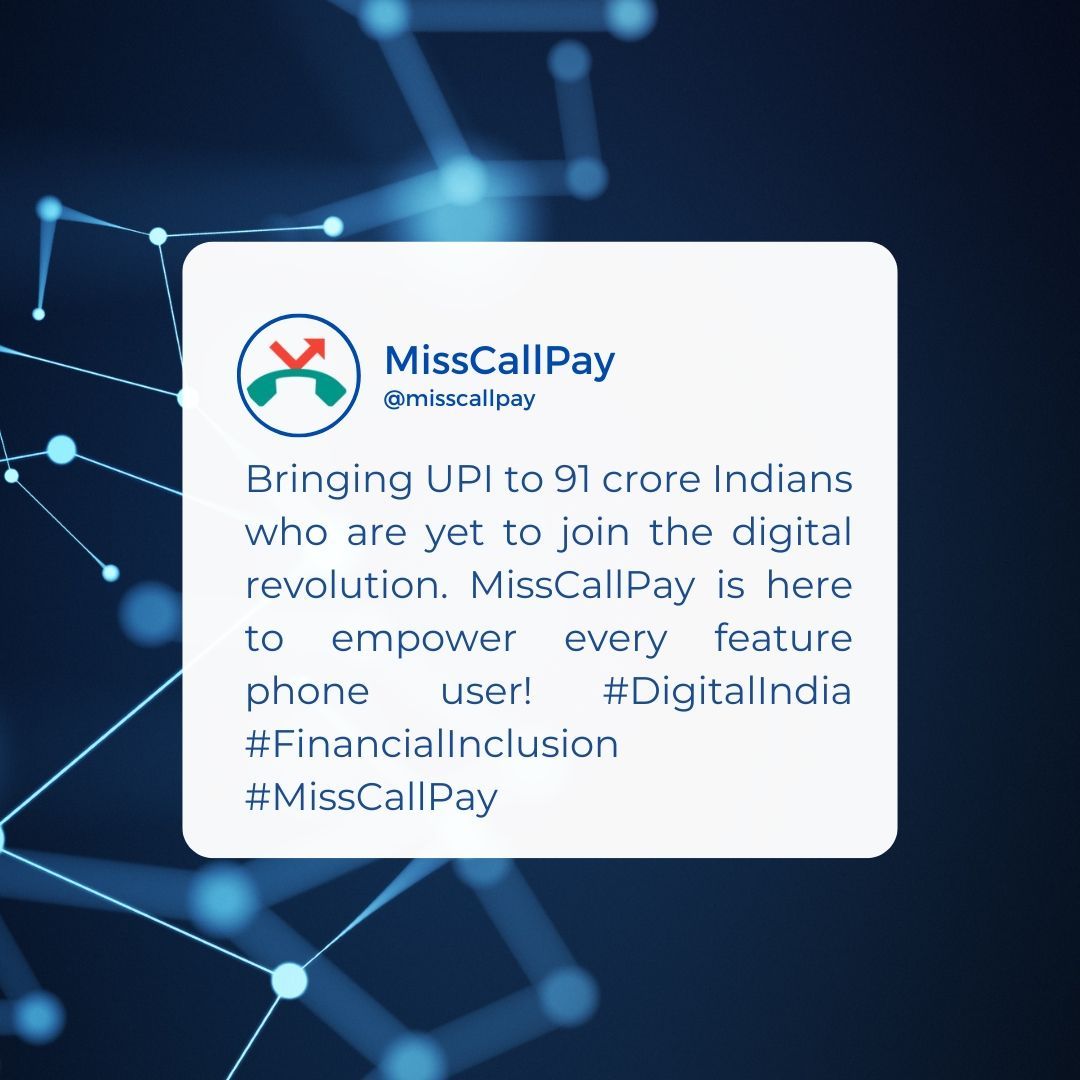MissCallPay 🇮🇳 tweet media