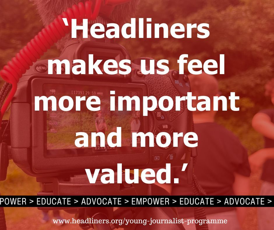 HeadlinersUK's tweet image. Young peoples voices are always valued at Headliners. Our young Journalist programme empowers you to share your stories.  Find out more 👉 bit.ly/4cU6Dwa 
#empower #educate #advocate #youngvoicescount