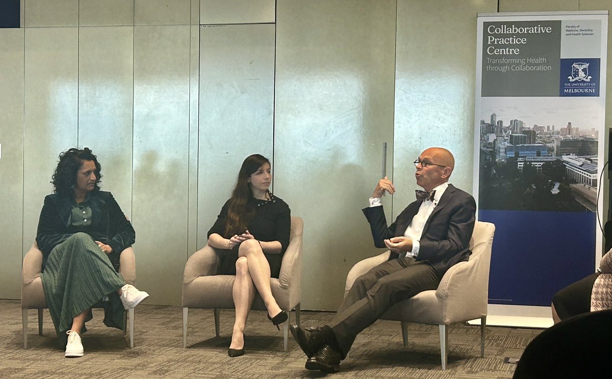 Dr Tina Brock 🌍 🐝 (@tmpbrock) on Twitter photo Fireside chat with <a href="/WalterEppich/">Walter Eppich</a> - Chyonne Kreltszheim, <a href="/marinambgg/">Marina Gertsberg</a>, & Jonas Nordquist discuss how #spaces, #people, & #talk can better support collaborative teaching teams. We can & we must facilitate change! #BetterTogetther Fireside chat with <a href="/WalterEppich/">Walter Eppich</a> - Chyonne Kreltszheim, <a href="/marinambgg/">Marina Gertsberg</a>, & Jonas Nordquist discuss how #spaces, #people, & #talk can better support collaborative teaching teams. We can & we must facilitate change! #BetterTogetther