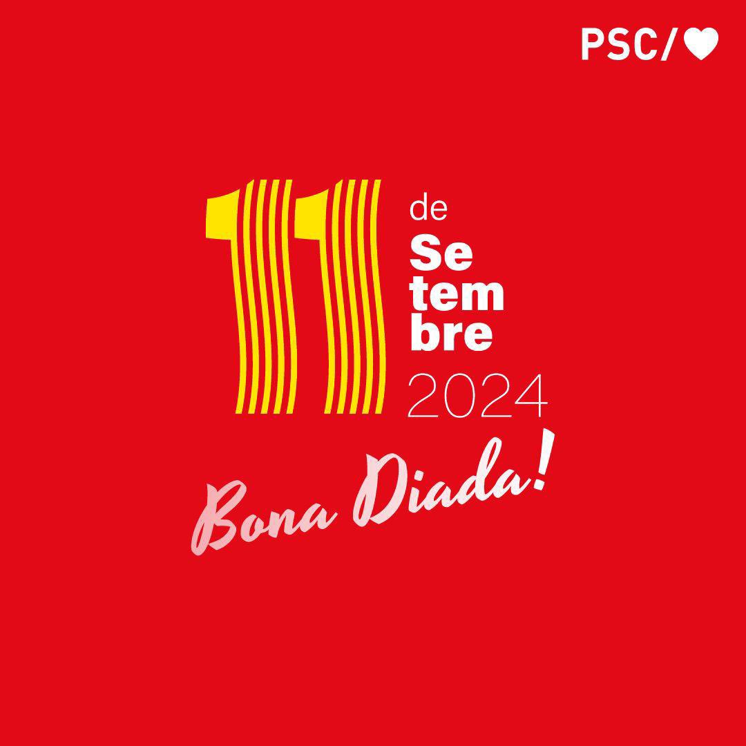 psccunit's tweet image. Molt Bona Diada! #cunit #onzedesetembre #Diada2024