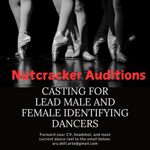 universtage's tweet photo. Hiring lead dancers for Nutcracker 2024 in Washington DC/DMV.
Forward CV, headshot, and most current dance reel to the email below: https://t.co/Wq79tlGiKx.arte@gmail.com https://t.co/6YqAP7AZRt