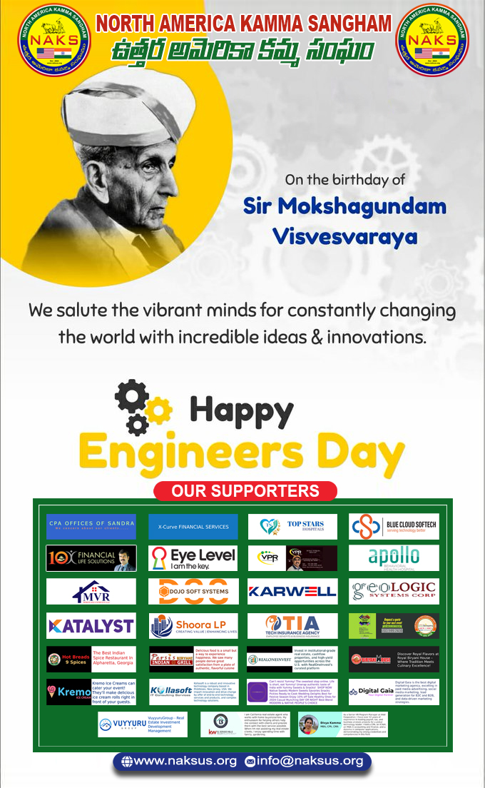 naksusa's tweet photo. Happy Engineer's Day to all engineers! 🎉🛠
.
#EngineersDay2024 #HappyEngineersDay #NAKSUSorg #northamericakammasociety #USCommunity #Engineering #Engineer #Innovation #Technology #Design #Build #Create #trending #instagood #viral #explore #trendingpost #trendingnow https://t.co/K5CfXg2maa