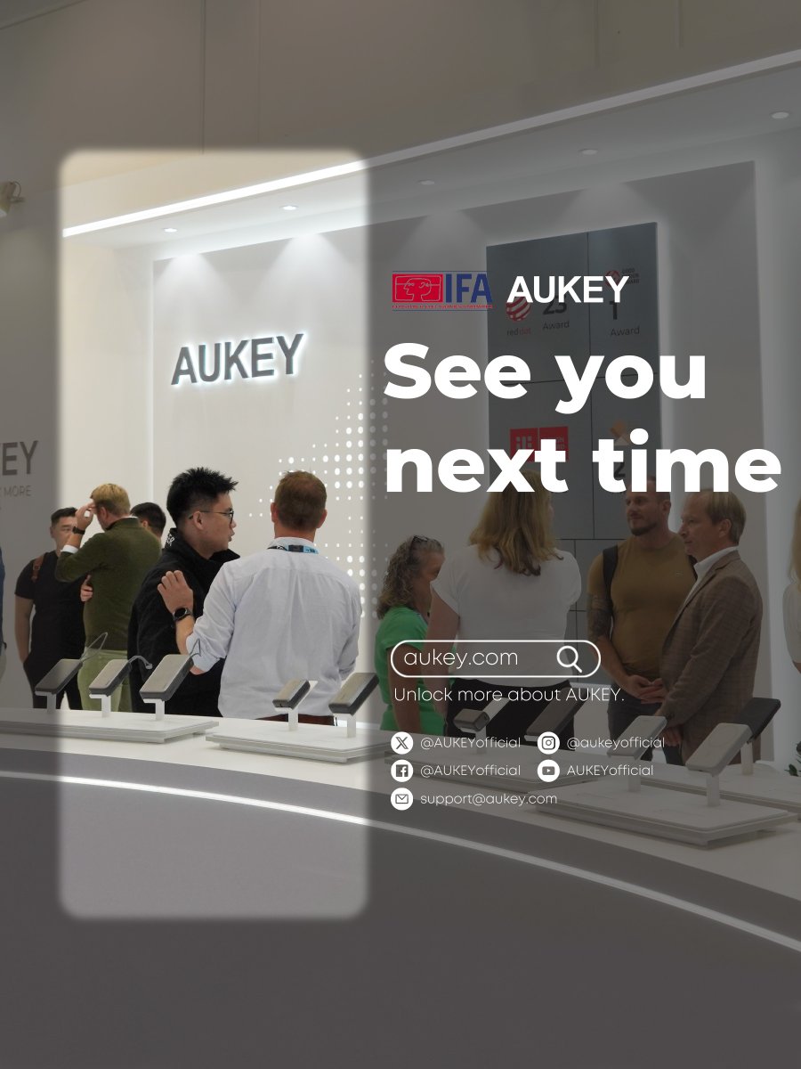 ✨ ¡Hola a todos! ✨  La IFA ha llegado a su fin y queremos agradecer a cada uno de ustedes por su visita y apoyo. Ha sido un placer conectar con tantos profesionales y entusiastas de la tecnología.   Estamos emocionados por lo que está por venir.