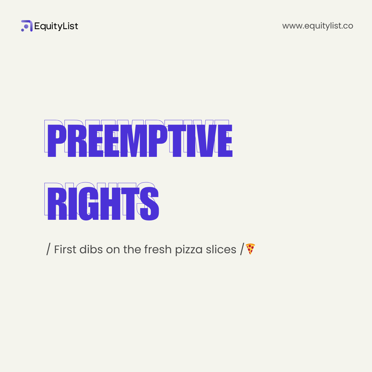 EquityListHQ's tweet photo. 1/3 🔍 What are preemptive rights?

Preemptive rights allow existing shareholders to keep their ownership percentage when the company issues new shares by giving them the first chance to buy additional shares before they’re offered to new investors. https://t.co/nQ7nXFwiA5