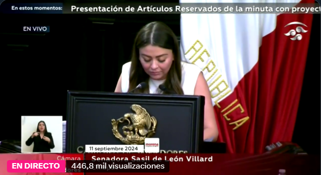 &iexcl;Los jueces ser&aacute;n elegidos DEMOCR&Aacute;TICAMENTE! empoderando al CIUDADANO dice la Senadora Sasil de Le&oacute;n<a href="/tag/morena"class="tags"><span>#morena</span></a><a href="/tag/vivamexico"class="tags"><span>#vivamexico</span></a><a href="/tag/4t"class="tags"><span>#4t</span></a><a href="/tag/poderjudicialcorrupt"class="tags"><span>#poderjudicialcorrupt</span></a>
