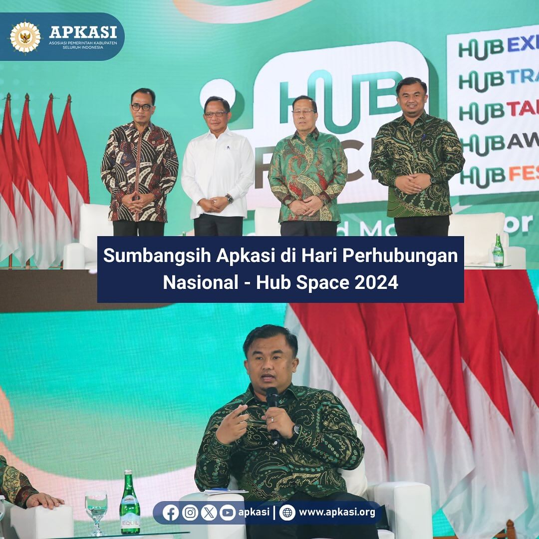 APKASI's tweet photo. Ketua Umum Apkasi Sutan Riska Tuanku Kerajaan | @sutanriska yang juga adalah Bupati Dharmasraya menjadi salah satu pembicara dalam sesi Hub Talks 2024 yang berlangsung di Grand Ballroom, Jakarta International Expo, Kemayoran Jakarta, Jumat pagi (06/09/2024). 

#harhubnas #apkasi https://t.co/xLUS0rThDb