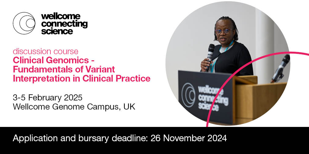 Are you a clinician seeking to strengthen your understanding of how to use #genomics tools and technologies for #VariantInterpretation? 

Learn with pioneers working in the implementation of genomics into clinical practice, at our #ClinicalGen25 course.

📎bit.ly/3Xozd4z