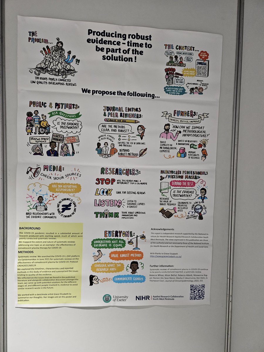 EvidSynthTeam (@evidsynthteam) on Twitter photo Finding all the posters a bit much... check this one out... not too many words, no statistics, important messages! #GES2024 <a href="/Peninsula_ARC/">PenARC (NIHR ARC South West Peninsula)</a> <a href="/ExeterMed/">Exeter Med School</a> Finding all the posters a bit much... check this one out... not too many words, no statistics, important messages! #GES2024 <a href="/Peninsula_ARC/">PenARC (NIHR ARC South West Peninsula)</a> <a href="/ExeterMed/">Exeter Med School</a>
