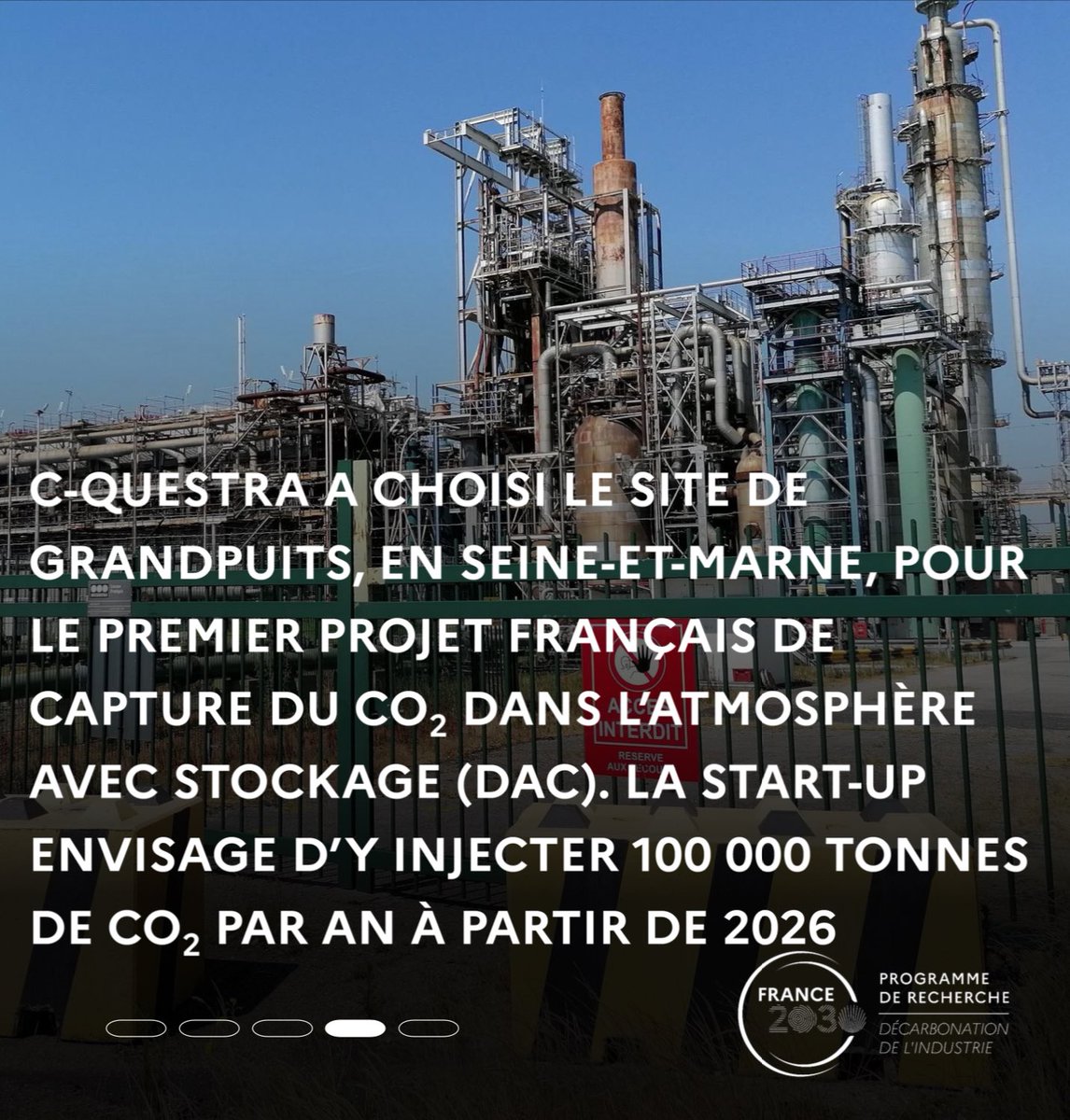 « tout a commencé en 2018, avec le projet européen Strategy CCUS, dont j’étais coordinatrice alors que j’étais encore au BRGM. » Fernanda Veloso, directrice technique de C- Questra.
