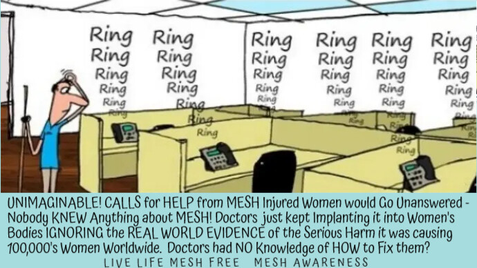 JanUrban12's tweet image. Imagine if Someone, Anyone had REALLY Cared, how many women&apos;s lives could of been spared  from the Horrors of a Mesh Implant GONE Terribly Wrong? Imagine? #MeshMaims #MeshKills