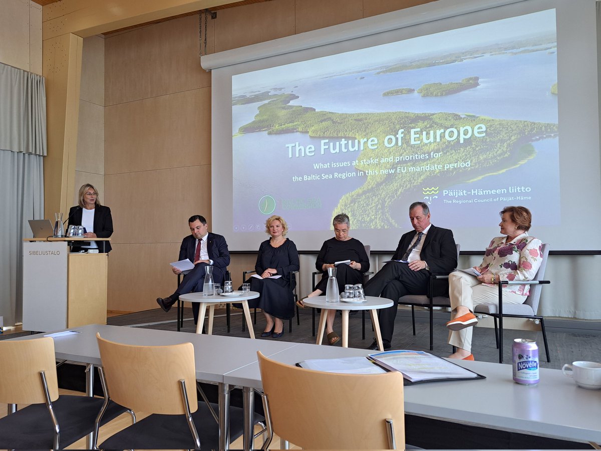 Tiina Rajala (@tiinasrajala) on Twitter photo The Future of Europa-what issues at stage and priorities for the Baltic Sea Region in this new EU mandate period? We need each other to bild peace and more safety future in Europe. <a href="/CPMR_BSC/">CPMR Baltic Sea Commission</a> <a href="/Jocke_Strand/">Joakim Strand</a> <a href="/OlgaDibrova1/">Olga Dibrova 🌻</a> 🌻 <a href="/NurroSari/">Sari Nurro</a> <a href="/thomasmortsell1/">Thomas Mortsell</a> <a href="/PHliitto/">Päijät-Hämeen liitto</a> #SlavaUkraini The Future of Europa-what issues at stage and priorities for the Baltic Sea Region in this new EU mandate period? We need each other to bild peace and more safety future in Europe. <a href="/CPMR_BSC/">CPMR Baltic Sea Commission</a> <a href="/Jocke_Strand/">Joakim Strand</a> <a href="/OlgaDibrova1/">Olga Dibrova 🌻</a> 🌻 <a href="/NurroSari/">Sari Nurro</a> <a href="/thomasmortsell1/">Thomas Mortsell</a> <a href="/PHliitto/">Päijät-Hämeen liitto</a> #SlavaUkraini