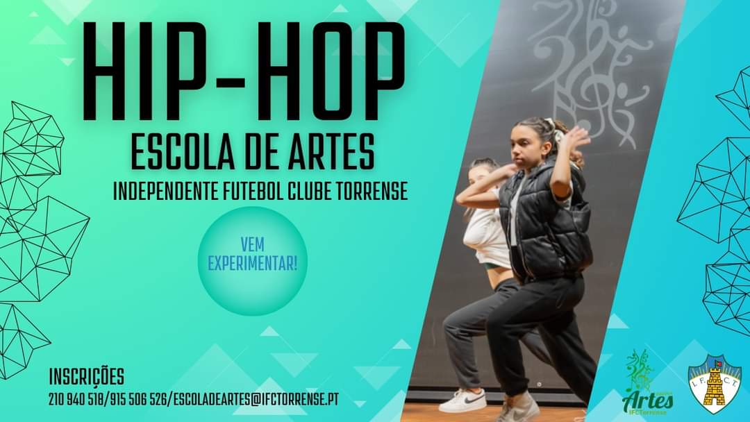 🤙𝗜𝗻𝘀𝗰𝗿𝗶çõ𝗲𝘀 𝗮𝗯𝗲𝗿𝘁𝗮𝘀 𝗽𝗮𝗿𝗮 𝗵𝗶𝗽-𝗵𝗼𝗽 𝗻𝗮 𝗘𝘀𝗰𝗼𝗹𝗮 𝗱𝗲 𝗔𝗿𝘁𝗲𝘀 🤙

Na Escola de Artes do Independente Futebol Clube Torrense há aulas de hip-hop a partir dos 3 anos.

Venha experimentar!

 Informações: 915 506 526 ou  escoladeartes@ifctorrense.pt.
