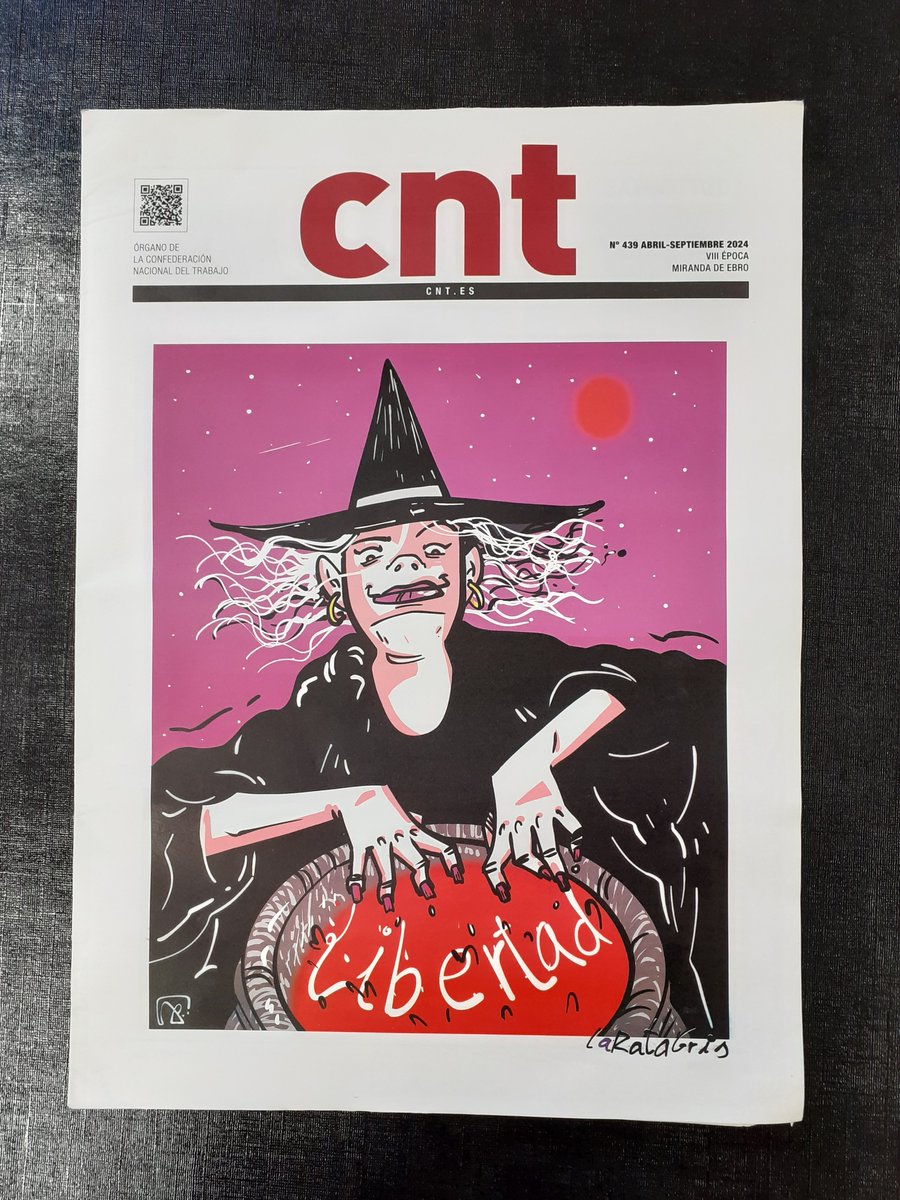 PERIÓDICO CNT | Os recordamos que, si pasáis por la sede madrileña de la Fundación, podéis llevaros un ejemplar del último número del periódico de <a href="/CNTsindicato/">CNT Sindicato</a>, nuestro sindicato. Encontraréis noticias de actualidad sindical, social, cultural... ¡No te quedes sin él! 🖤❤️