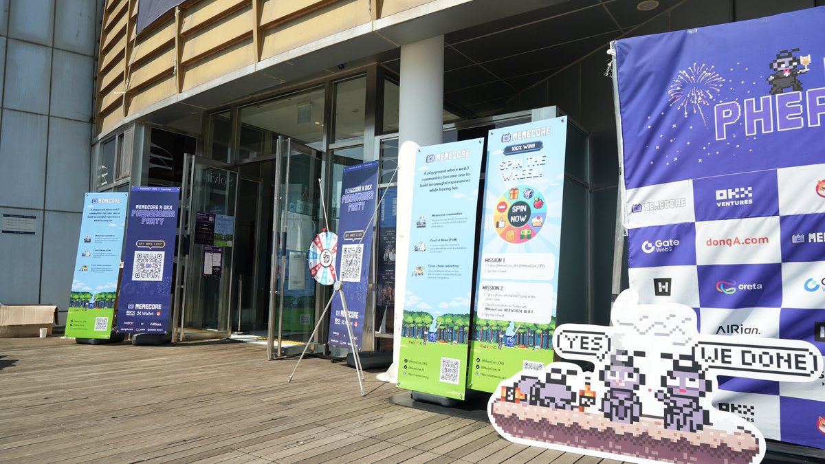 Here is the winner list for the MemeCore x OKX Pheromones Party ANTS List! 🐜

Thank you to everyone for joining our party! Please refer to the link below to check your address

docs.google.com/spreadsheets/d…

#KBW #KBW2024 #MemeCore #memecore #LIFT