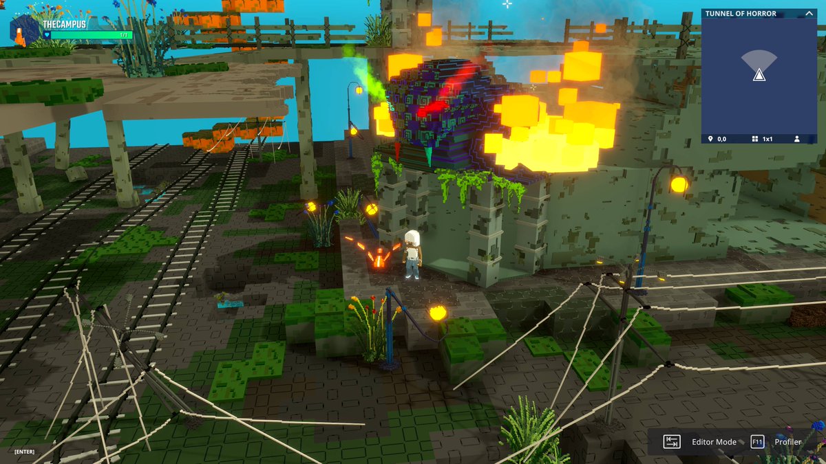 Cryptokersten's tweet photo. The Sandbox Game https://t.co/jdswogJWLW #SandboxGame #SANDfam #voxel #art #voxelart #gamedesign #horror https://t.co/S3H3dTUfQF